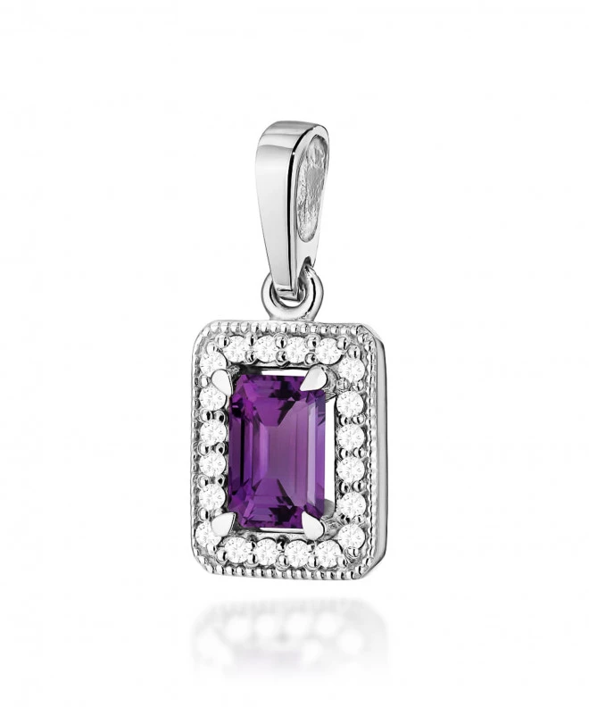 Zawieszka Bonore ze Złota próby 585 z ametystem 0,5 ct 173802