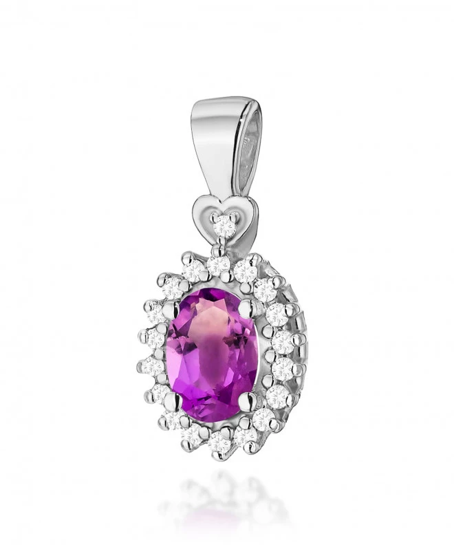 Zawieszka Bonore ze Złota próby 585 z ametystem 0,4 ct 173822