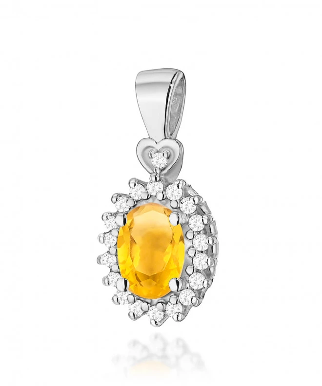 Zawieszka Bonore ze Złota próby 585 z cytrynem 0,6 ct 173826
