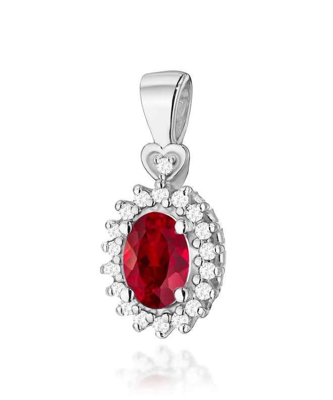 Zawieszka Bonore ze Złota próby 585 z rubinem 0,5 ct 173832
