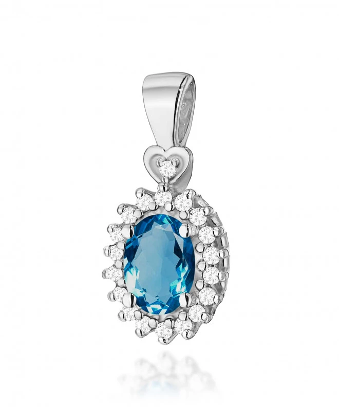 Zawieszka Bonore ze Złota próby 585 z topazem 0,5 ct 173847