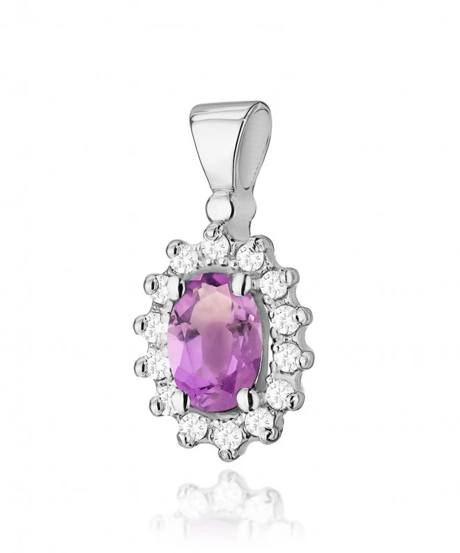 Zawieszka Bonore ze Złota próby 585 z ametystem 0,4 ct 173850