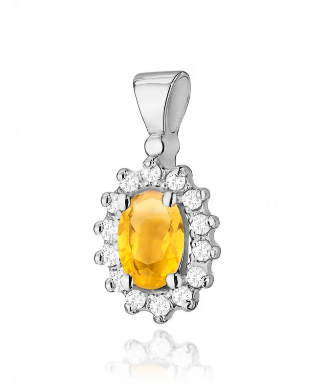 Zawieszka Bonore ze Złota próby 585 z cytrynem 0,6 ct 173853