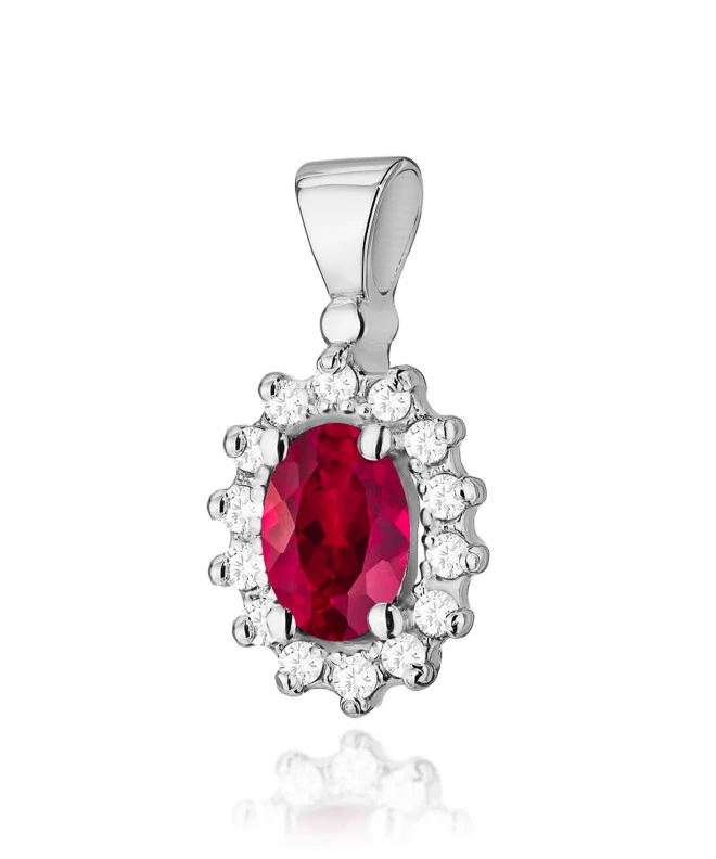 Zawieszka Bonore ze Złota próby 585 z rubinem 0,6 ct 173859