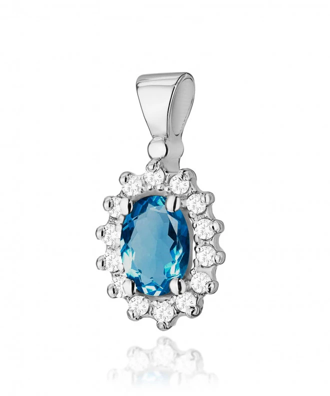 Zawieszka Bonore ze Złota próby 585 z topazem 0,5 ct 173874