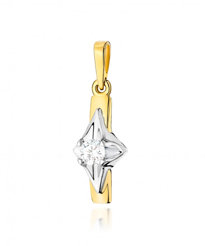 Zawieszka Bonore ze Złota próby 585 z diamentem 0,2 ct 173972