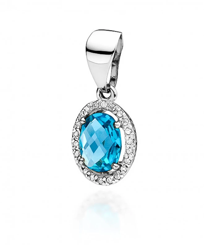 Zawieszka Bonore ze Złota próby 585 z topazem 1,7 ct 173122