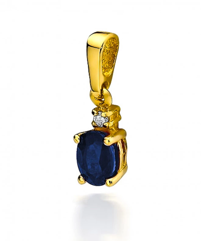 Zawieszka Bonore ze Złota próby 585 z szafirem 0,7 ct 173161