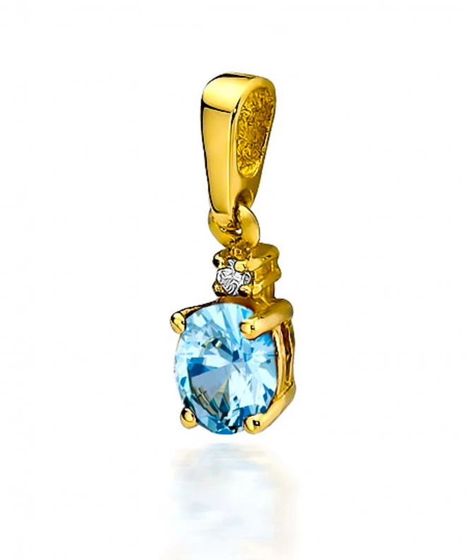 Zawieszka Bonore ze Złota próby 585 z topazem 0,5 ct 173167