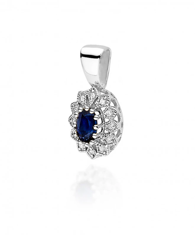 Zawieszka Bonore ze Złota próby 585 z szafirem 0,7 ct 173196