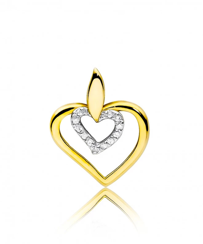 Zawieszka Bonore ze Złota próby 585 z diamentem 0,06 ct 173209