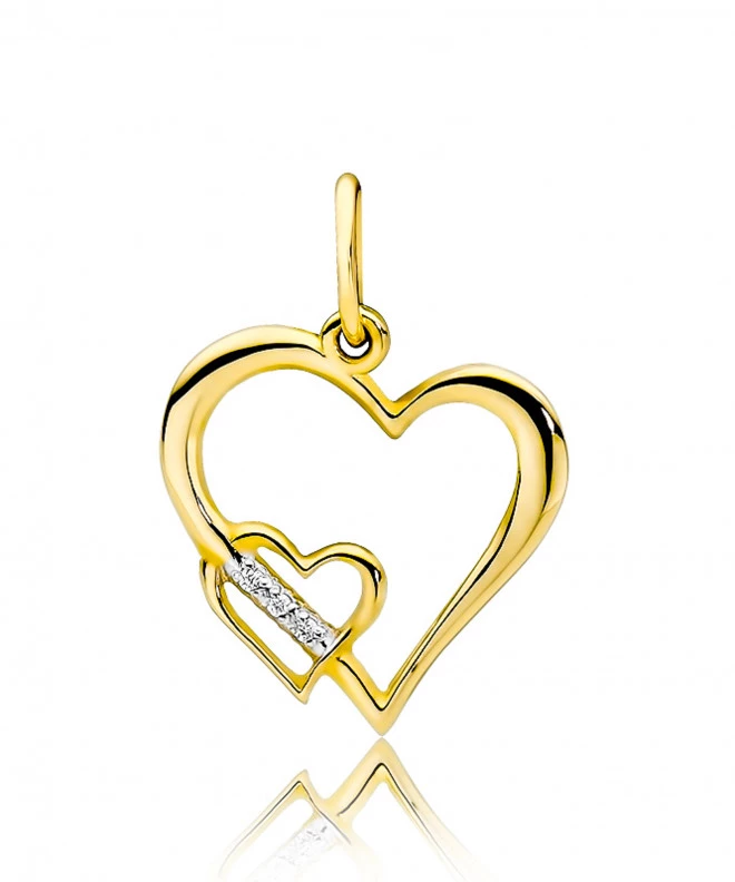 Zawieszka Bonore ze Złota próby 585 z diamentem 0,015 ct 173201