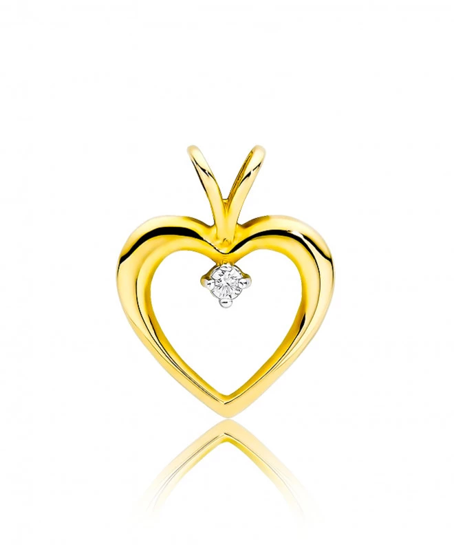 Zawieszka Bonore ze Złota próby 585 z diamentem 0,04 ct 173203