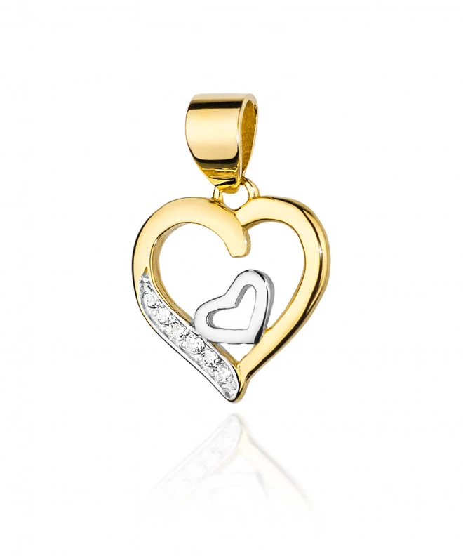 Zawieszka Bonore ze Złota próby 585 z diamentem 0,05 ct 173291