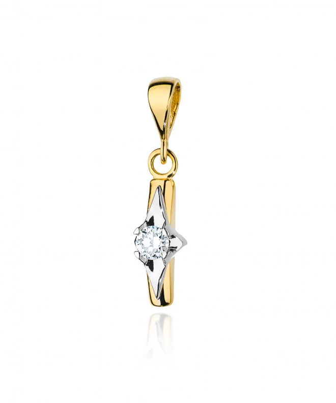 Zawieszka Bonore ze Złota próby 585 z diamentem 0,1 ct 173344