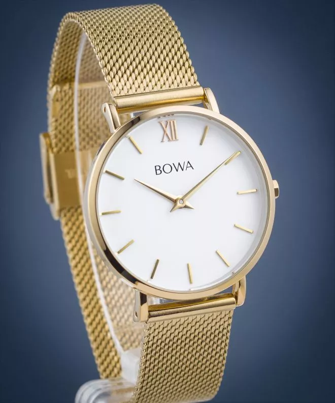 Zegarek damski BOWA London White-Gold 33 LO334-24-164M