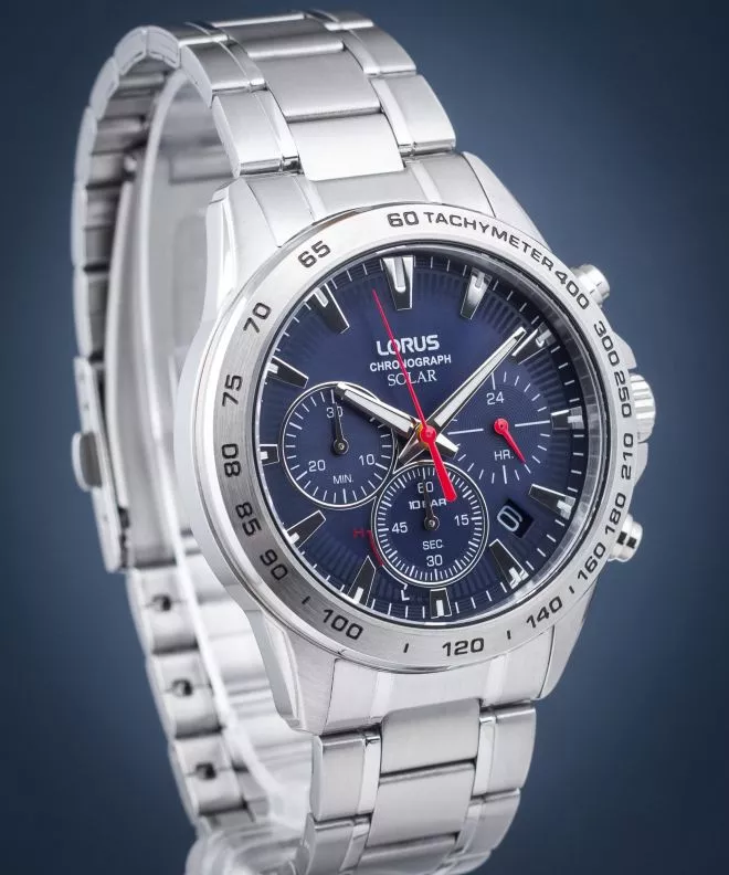 Zegarek męski Lorus Classic Solar Chronograph RZ503AX9