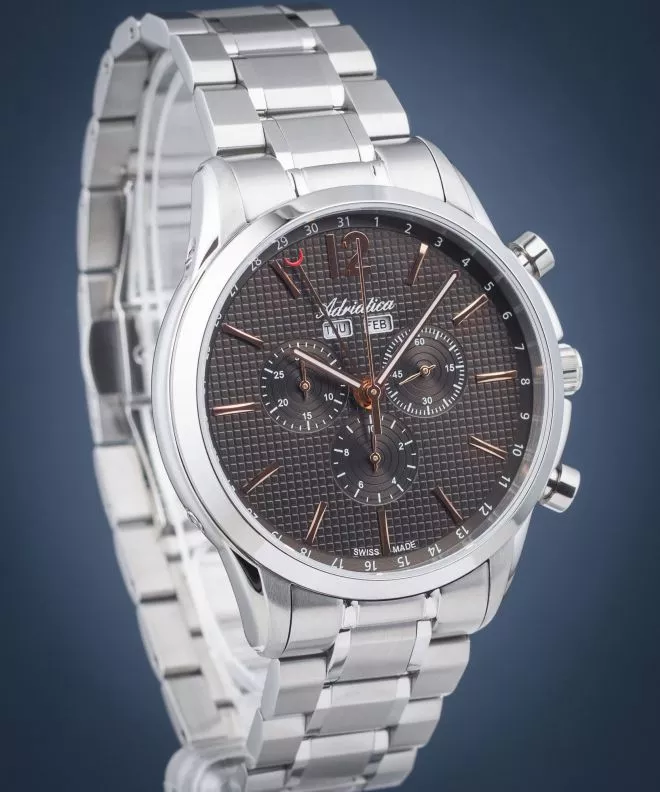 Zegarek męski Adriatica Multifunction Chronograph A8283.51R6CH