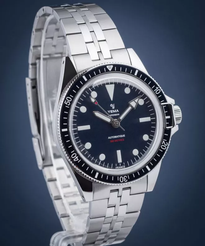 Zegarek męski Yema Superman 500 Mysterious Blue YSUP22B41-GMS
