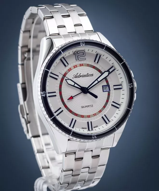 Zegarek męski Adriatica GMT A8318.51B3Q