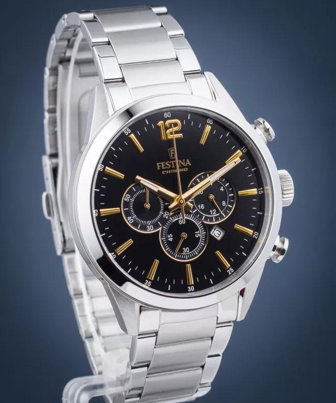Zegarek męski Festina Timeless Chronograph F20343-4