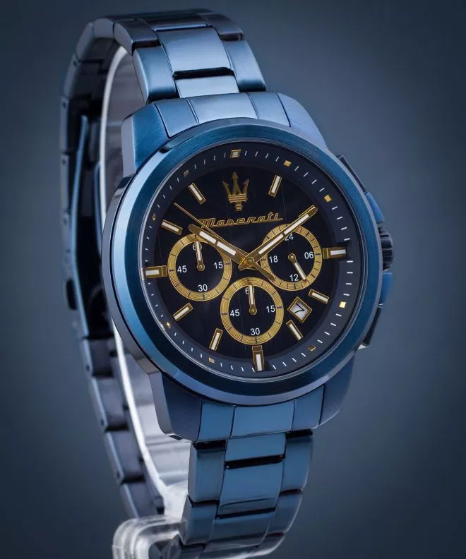 Zegarek męski Maserati Successo Chronograph Blue Edition R8873621040