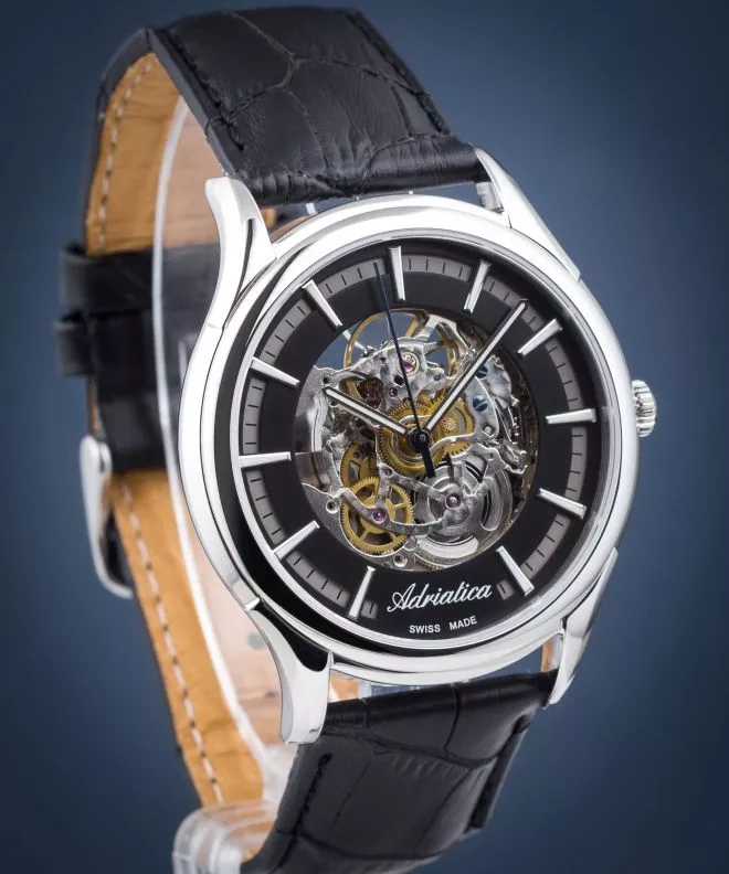 Zegarek męski Adriatica Automatic Skeleton SET A8328.5216SA