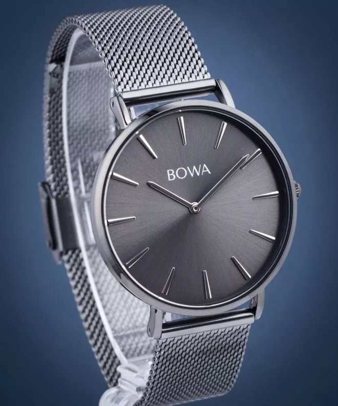 Zegarek BOWA New York Full Grey Mesh 38 NY386-65-186M