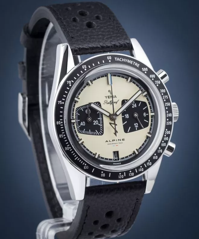 Zegarek męski Yema Rallygraf Meca Quartz Alpine Endurance Team YMHF1581ALP-BA