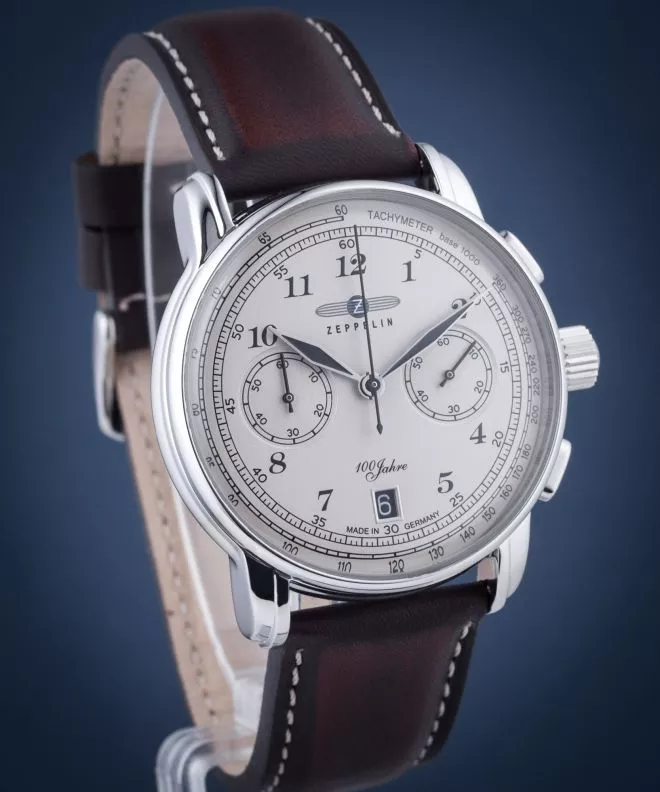 Zegarek męski Zeppelin 100 Jahre Chronograph 7674-6