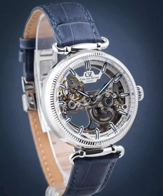 Zegarek męski Carl von Zeyten Elzach Skeleton Automatic Limited Edition CVZ0031WHS