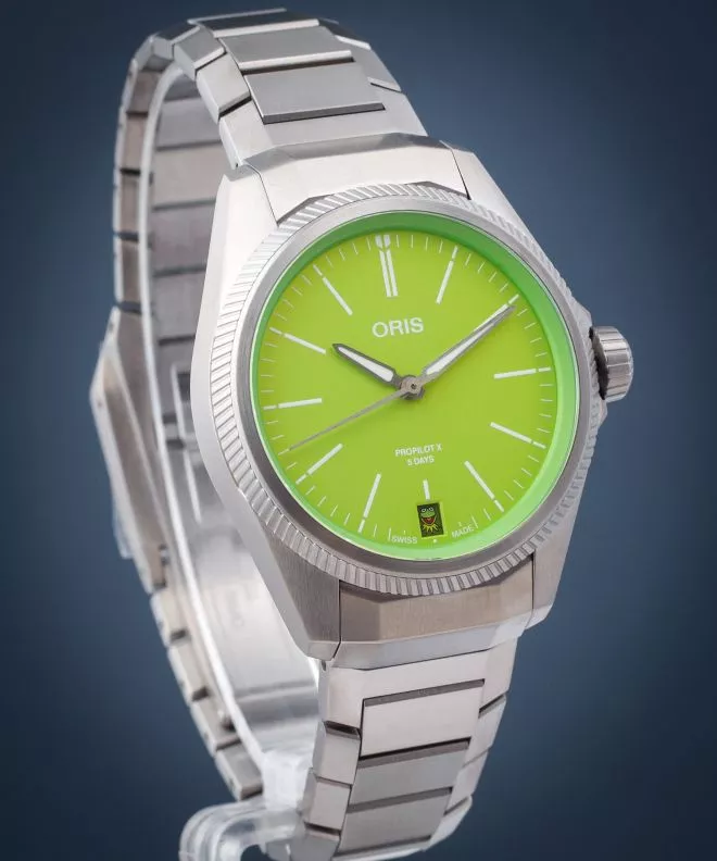 Zegarek męski Oris Propilot X Kermit Edition 01 400 7778 7157-Set