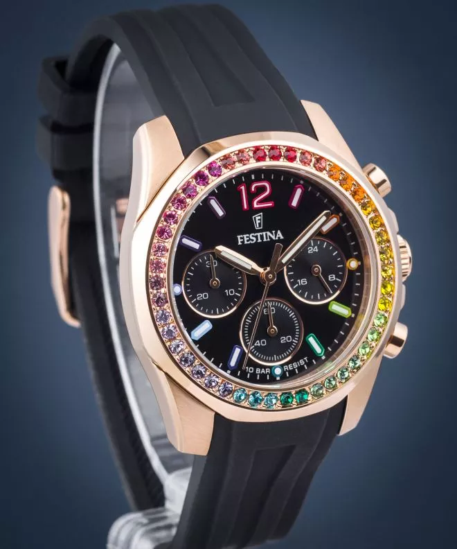 Zegarek damski Festina Boyfriend Chronograph F20611/3