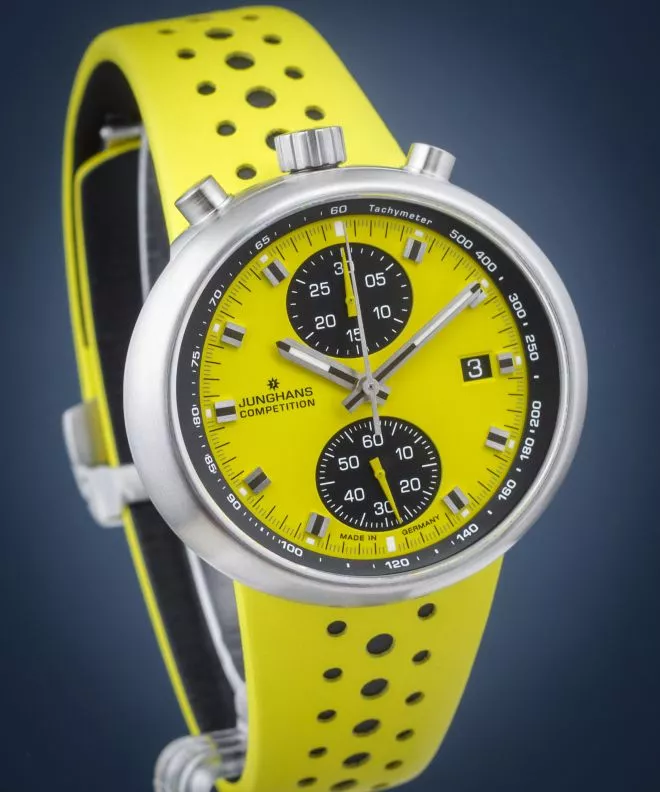 Zegarek męski Junghans 1972 Competition FIS Lemon Automatic Limited Edition 027/4305.00
