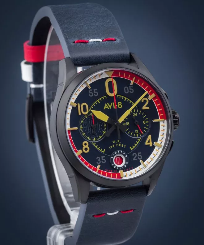 Zegarek męski AVI-8 Spitfire P8331 Laguna Chronograph Limited Edition AV-4105-01