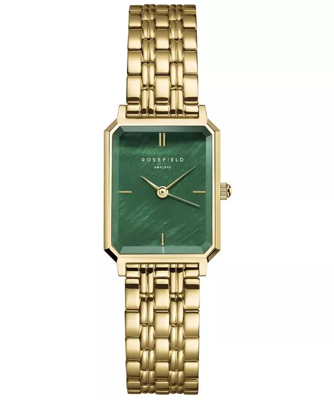 Zegarek damski Rosefield Octagon XS Emerald OEGSG-O79