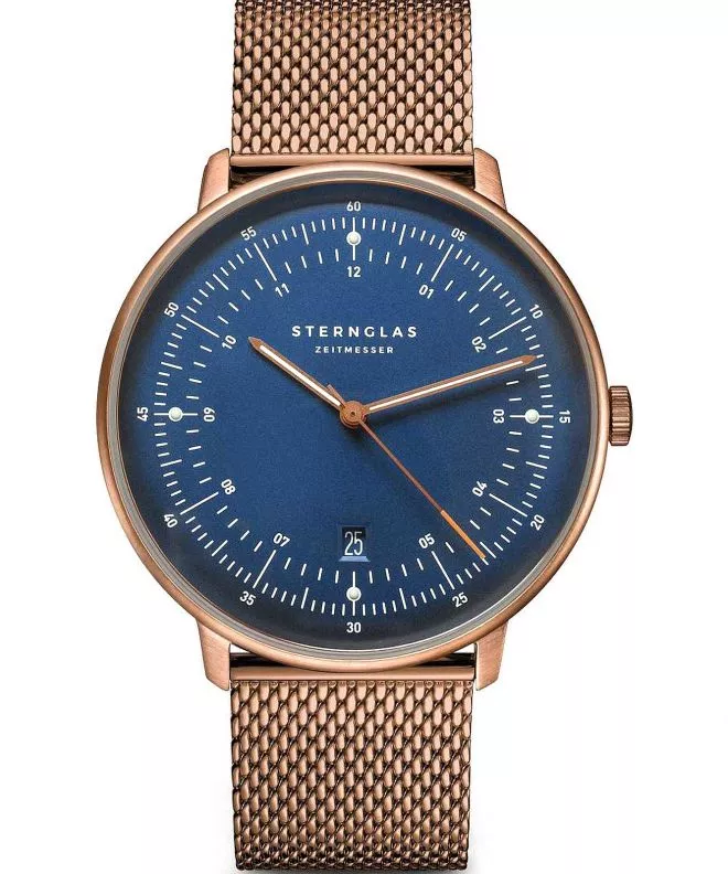 Zegarek męski Sternglas Hamburg Dark Blue S01-HH27-MI11