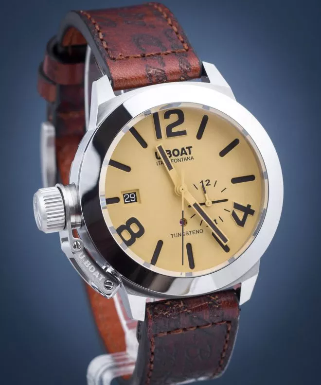 Zegarek U-BOAT Classico 42 Tungsteno Beige 8892