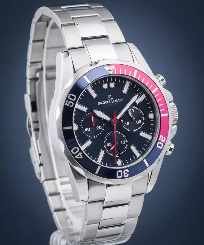 Zegarek męski Jacques Lemans Liverpool Chronograph 1-2091G