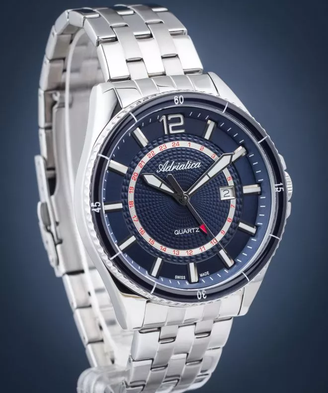 Zegarek męski Adriatica GMT A8318.5155Q