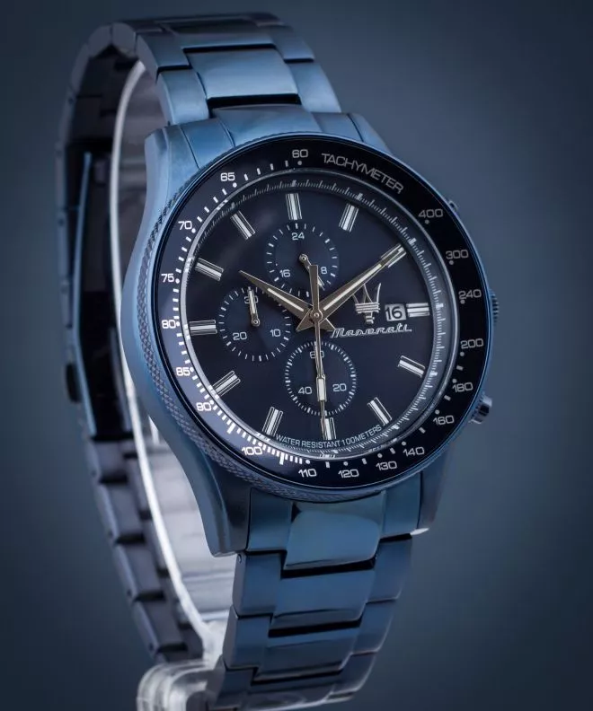 Zegarek męski Maserati Sfida Chronograph Blue Edition R8873640023
