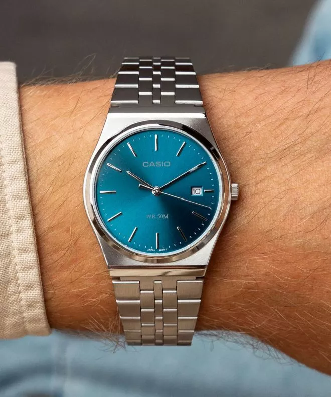 Zegarek męski Casio Classic granatowy MTP-B145D-2A2VEF