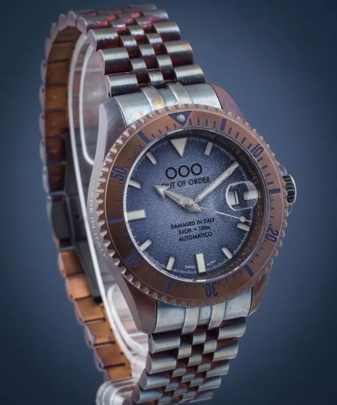 Zegarek Out Of Order Swiss Automatico Blue OOO.001-20.BL