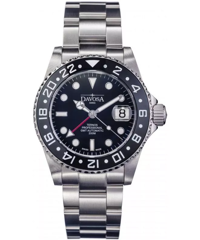 Zegarek męski Davosa Ternos Professional TT GMT WaveSl Automatic 161.571.50W
