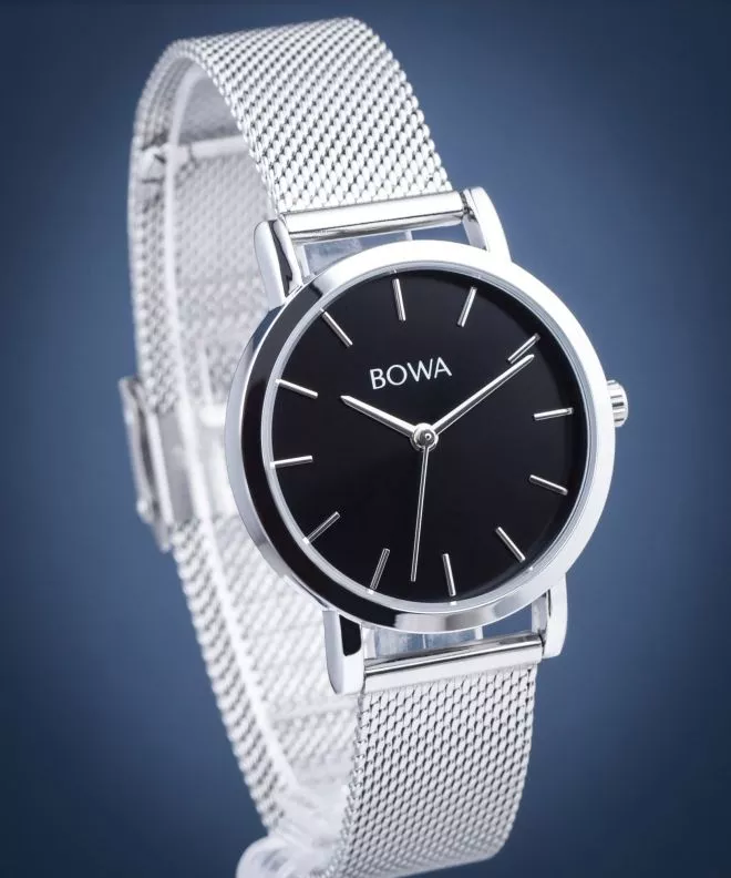 Zegarek damski BOWA Tokyo Black-Silver Mesh 33 TO335-15-165M