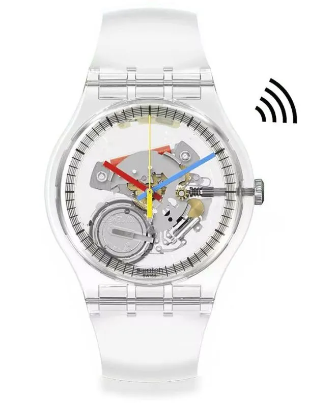 Zegarek Swatch Clearly New Gent Pay SO29K115-6000