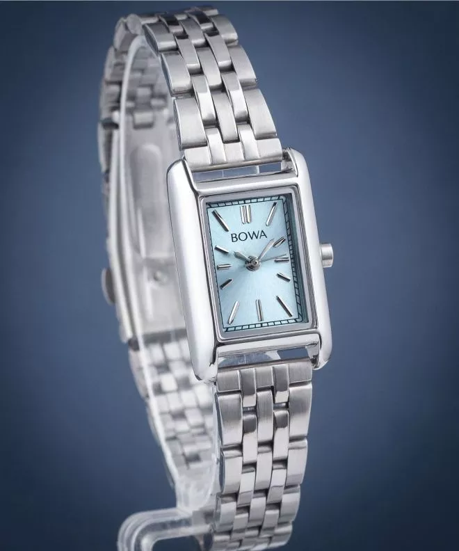 Zegarek damski BOWA Paris Ice-Blue Silver Steel 20 PS195-95-145S