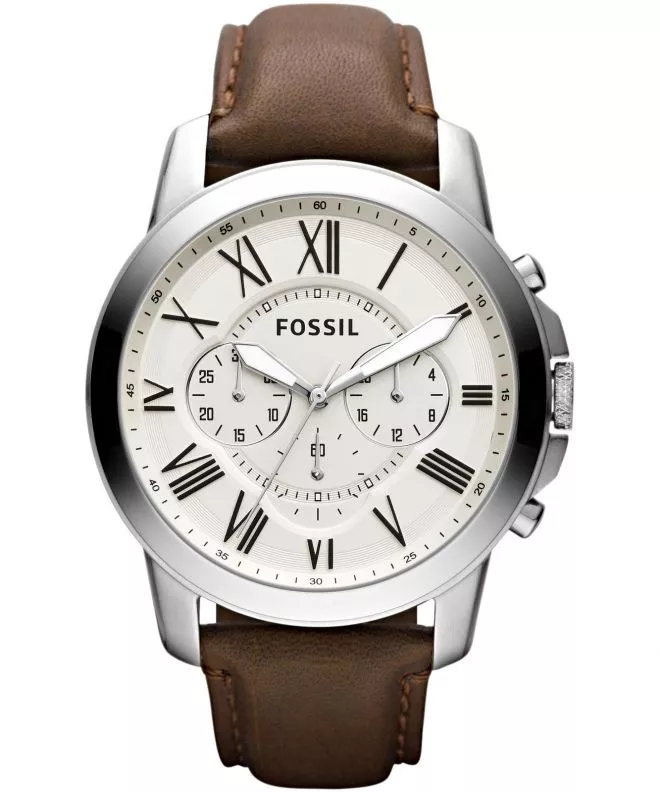 Zegarek męski Fossil Grant Leather FS4735