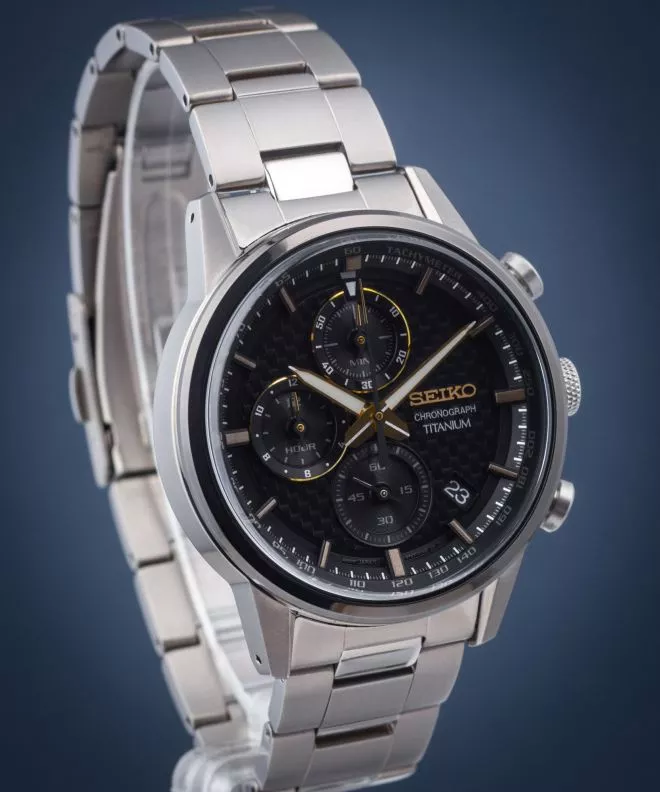 Zegarek męski Seiko Chronograph Titanium SSB391P1