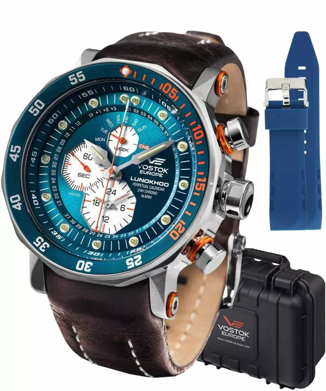 Zegarek męski Vostok Europe Lunokhod-2 Chrono Limited Edition YM86-620A636